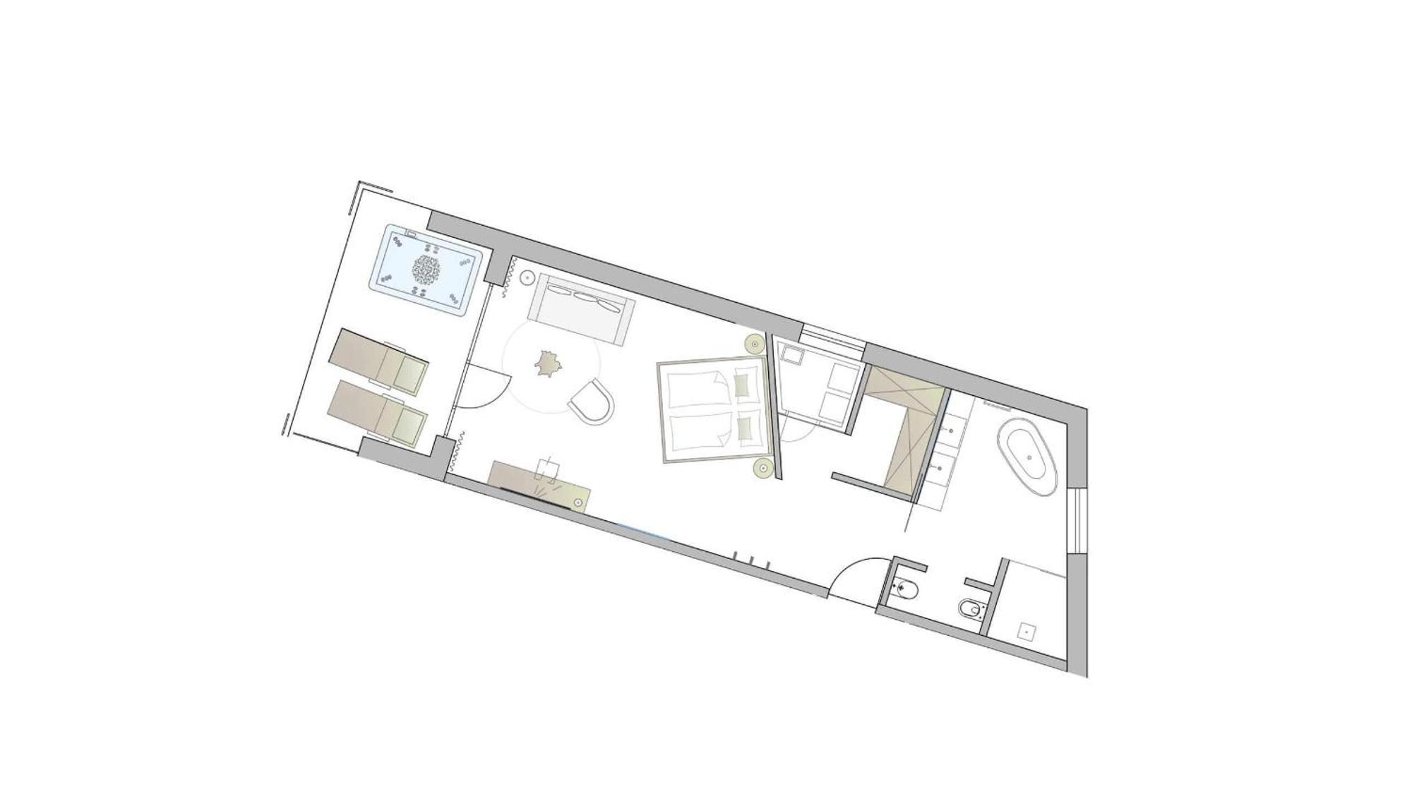 Oliven- & Genusshotel Hirzer Schenna Pokoj fotografie